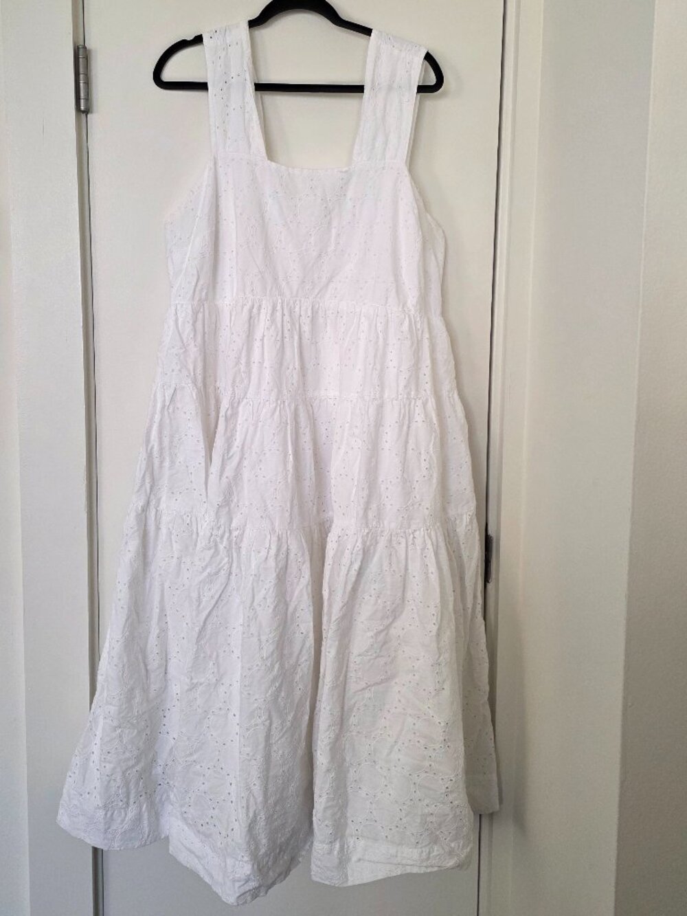 Anthropologie Midi Eyelet Dress 2X